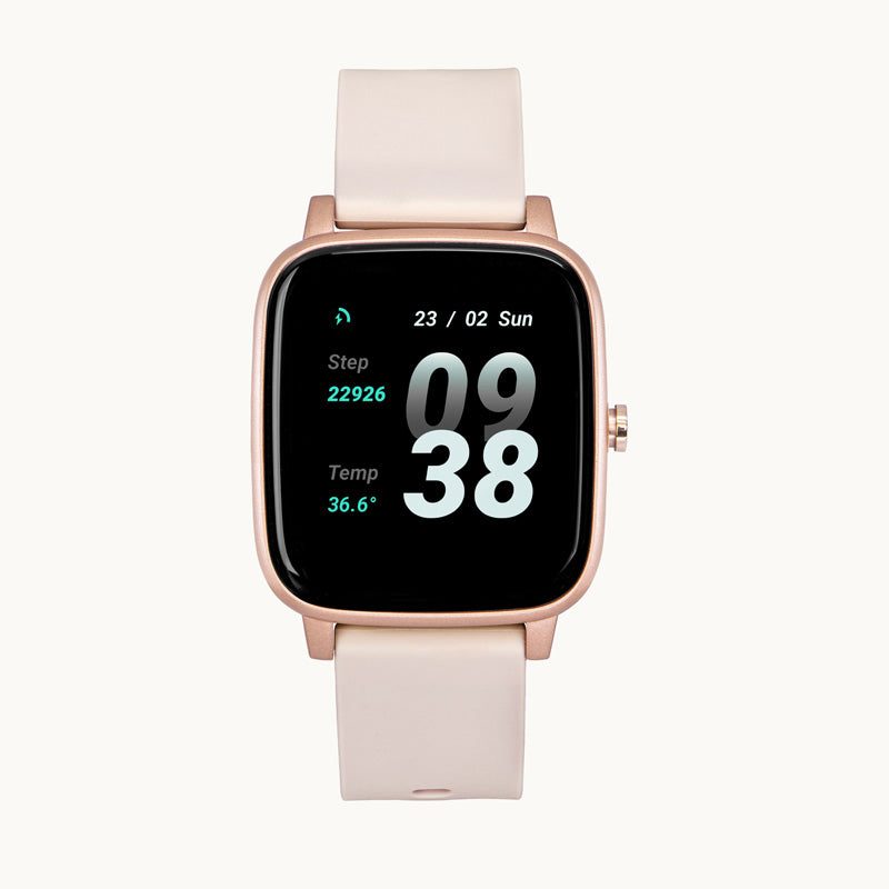 Strand Smart Watch- Pink PU Strap – Strandtime