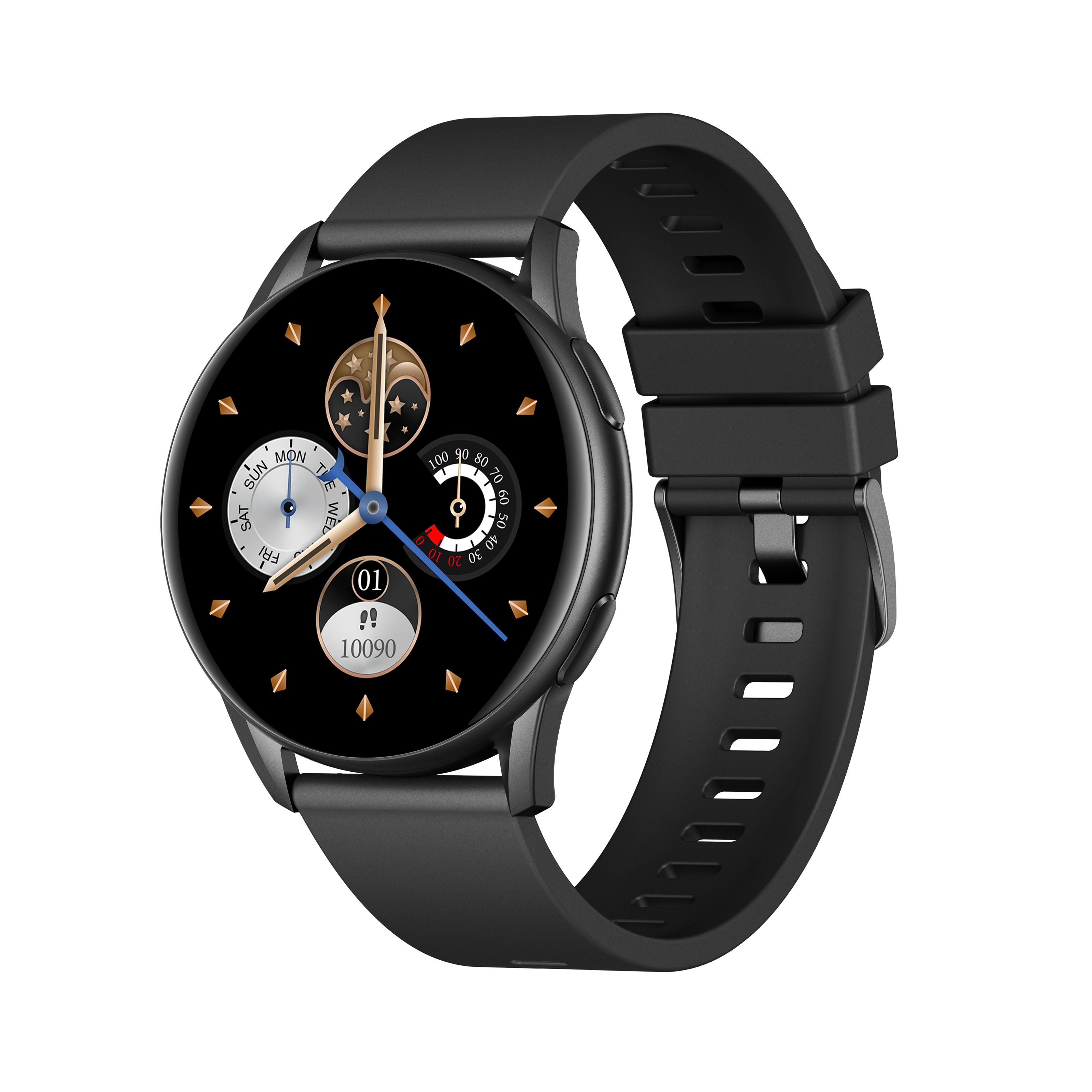 STRAND SMART WATCH S740 BLACK SILICON STRAP