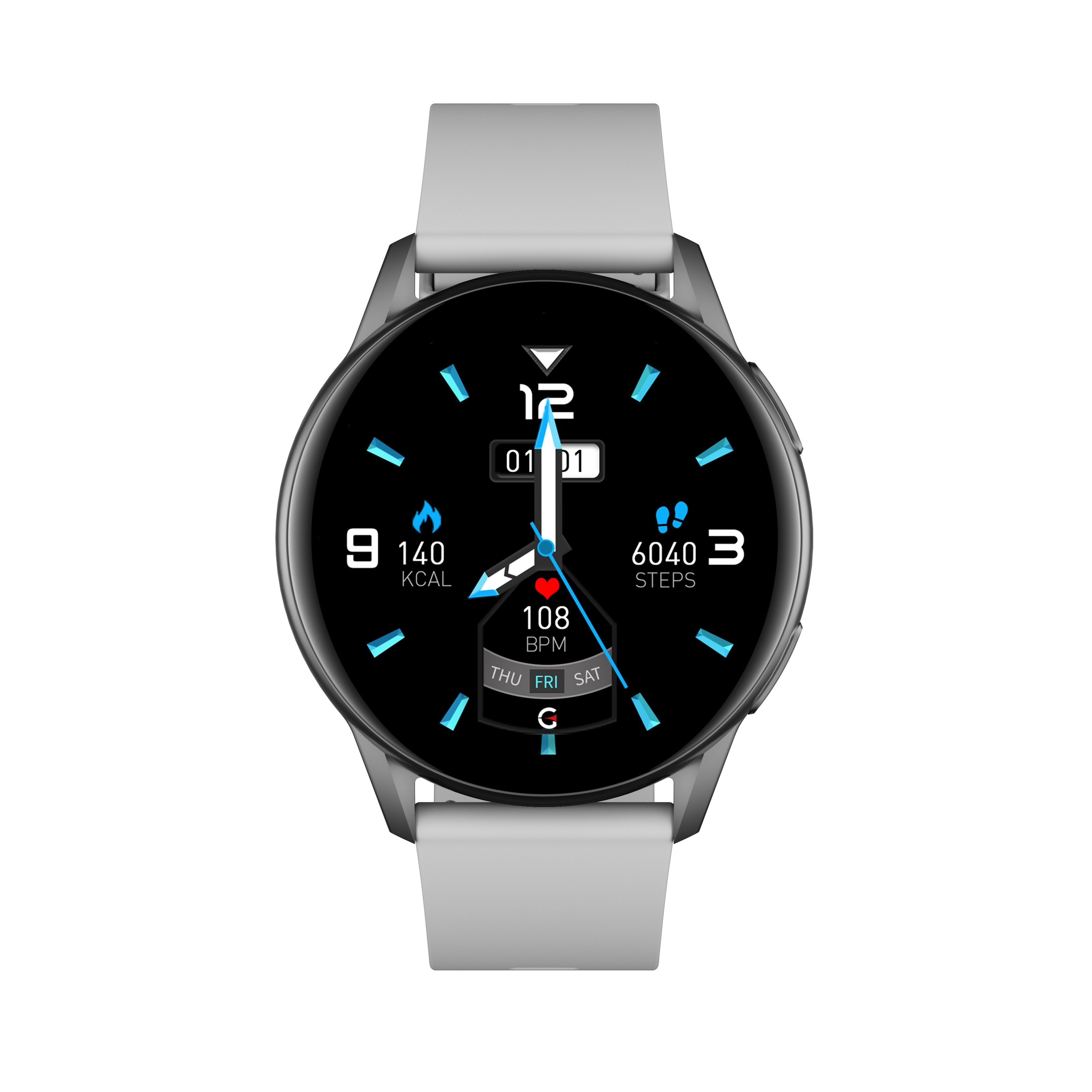 STRAND SMART WATCH (S740) - GREY SILICON STRAP