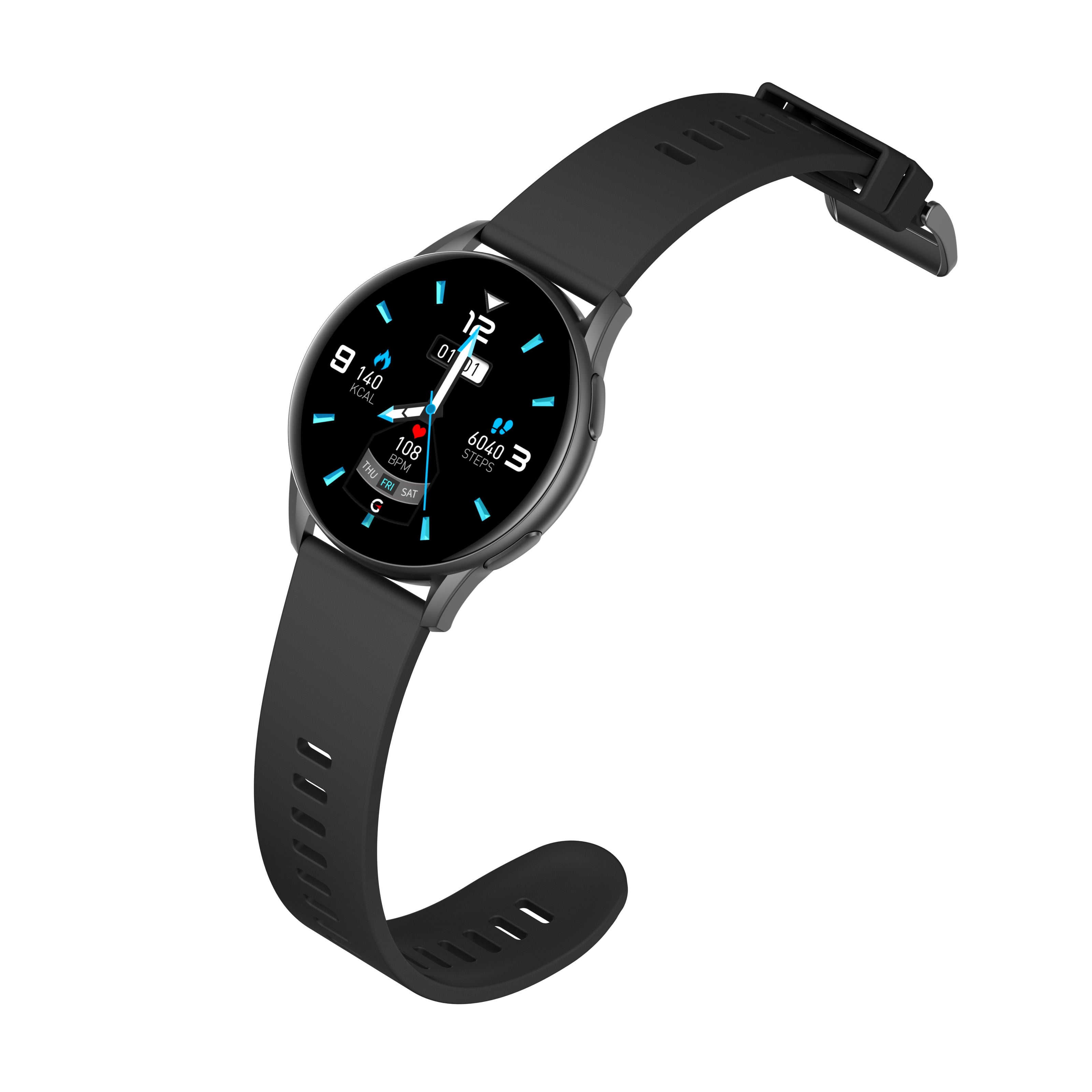 STRAND SMART WATCH (S740) BLACK SILICON STRAP