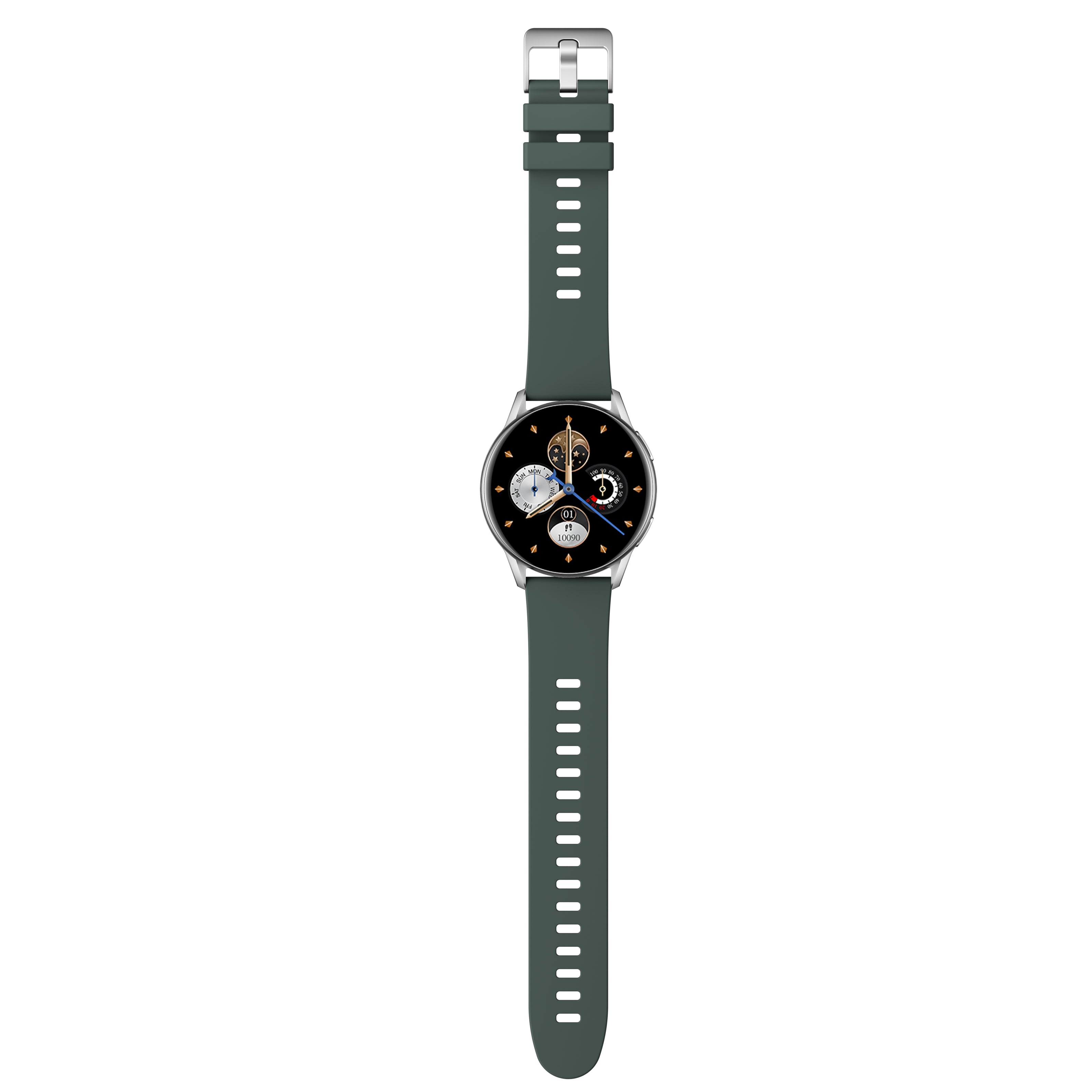 STRAND SMART WATCH (S740) - GREEN SILICON STRAP
