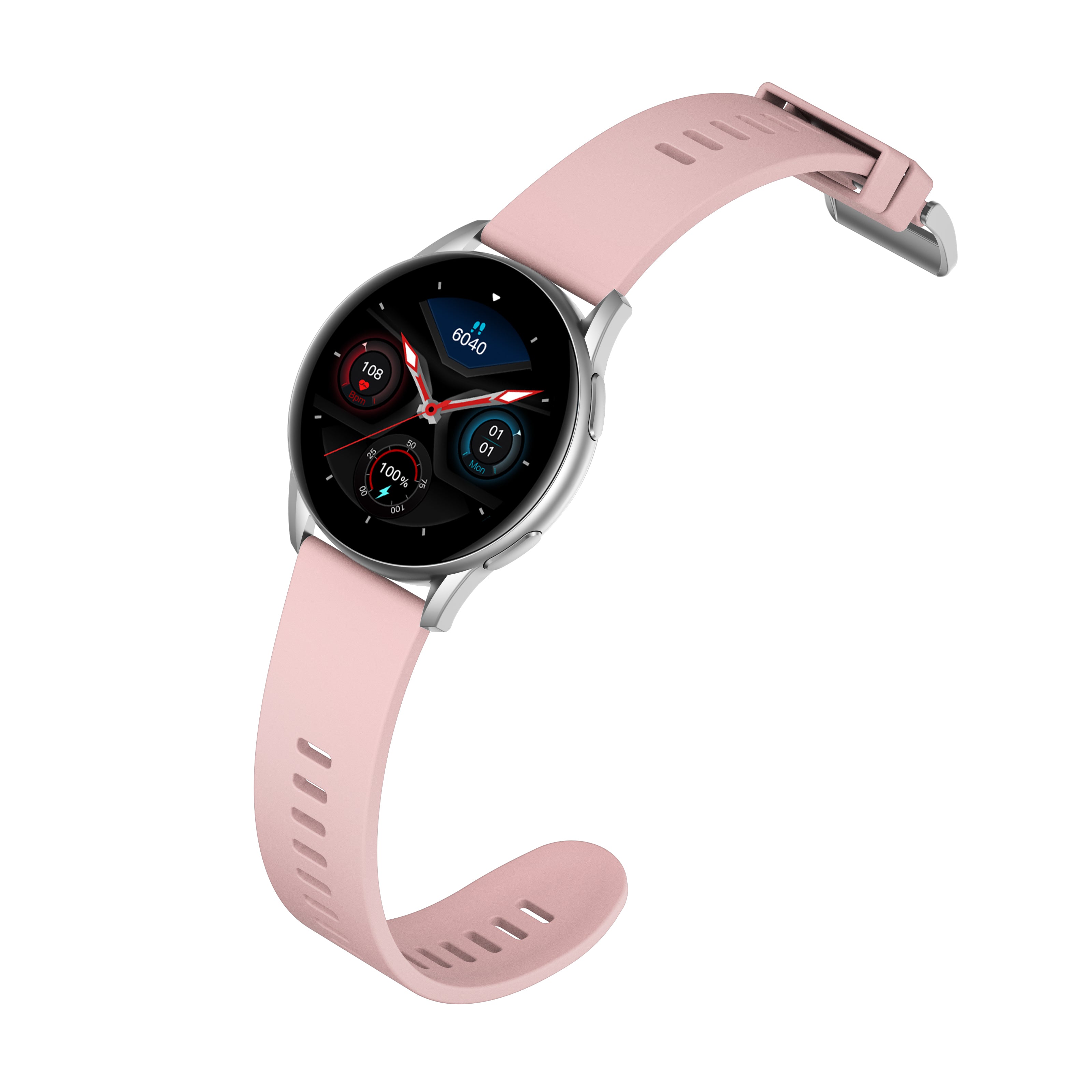 STRAND SMART WATCH (S740) - PINK SILICON STRAP