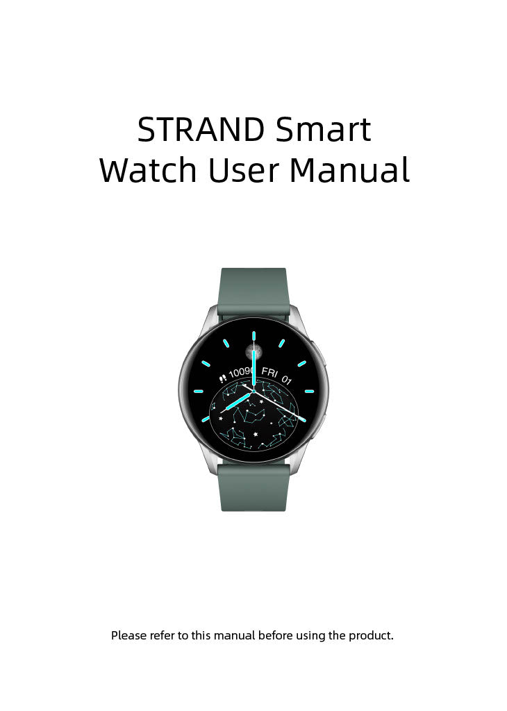 STRAND SMART WATCH (S740) BLACK SILICON STRAP – Strandtime